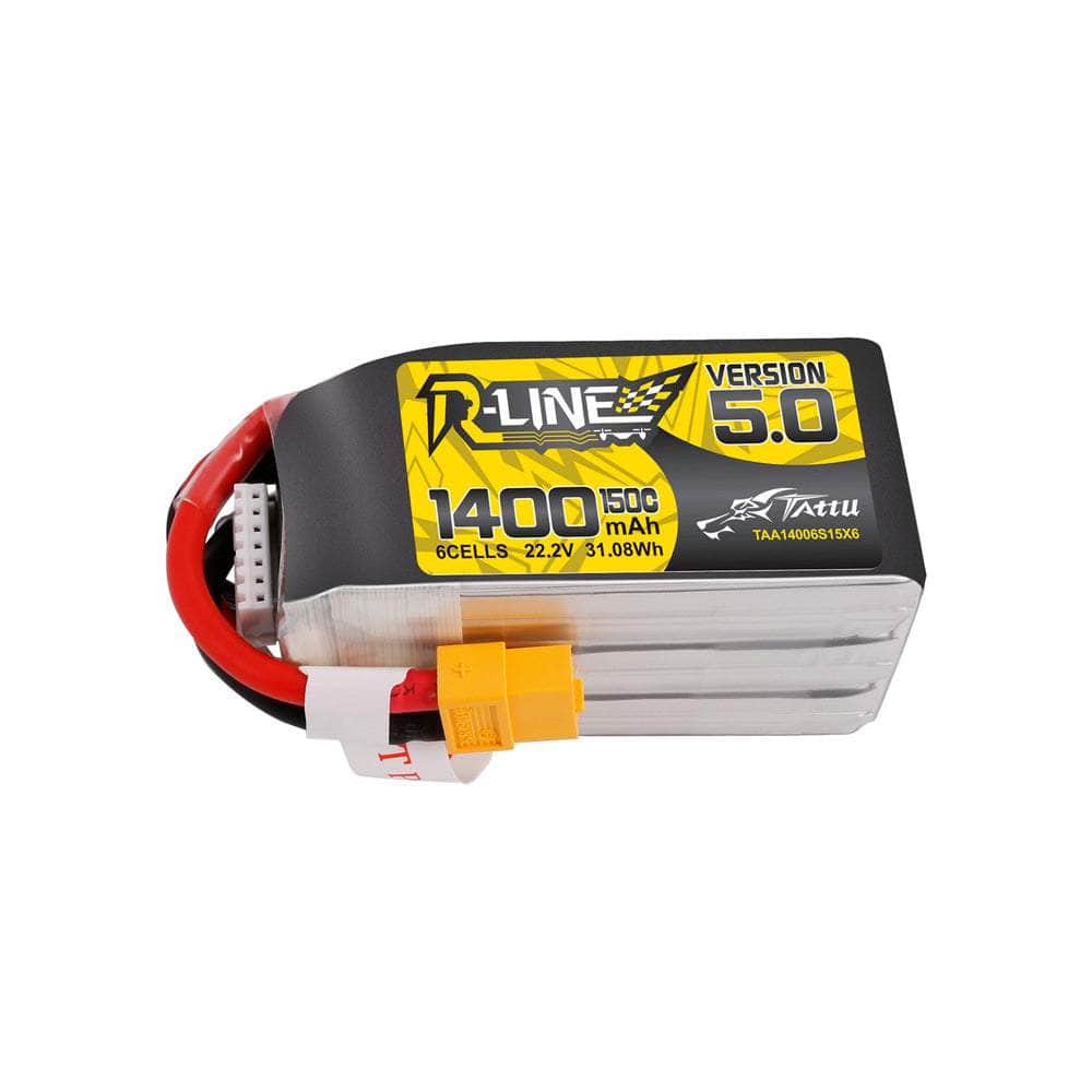 Tattu R-Line V5.0 1400mAh (Competition 4-Pack Bundle)
