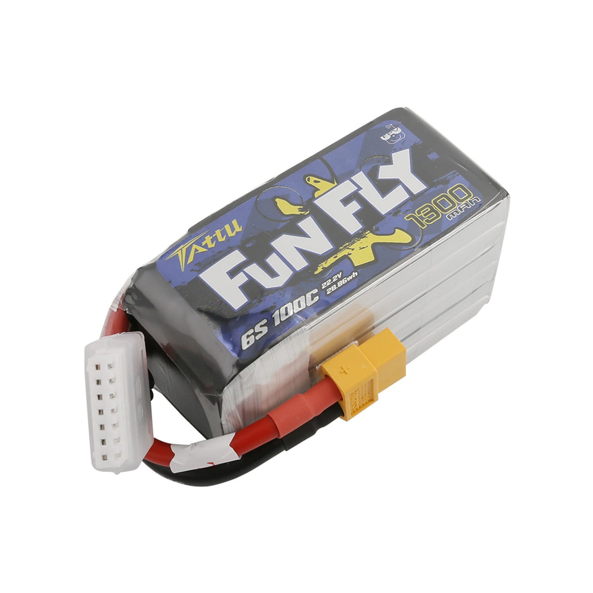 Tattu FunFly 1300mAh 6S (Quad Pack (4 Batteries))