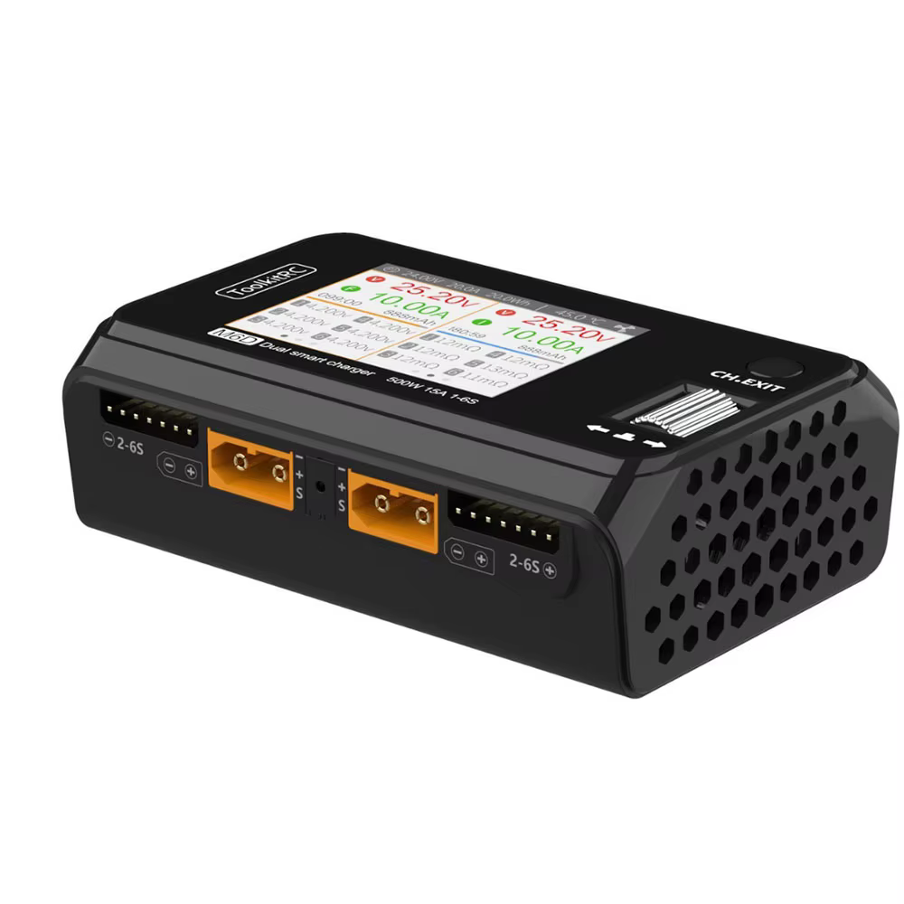 Ovonic M6D Dual Smart Charger 500W V3 Akıllı Dengeleyici LiPo Şarj Cihazı (USB Fast Charge)