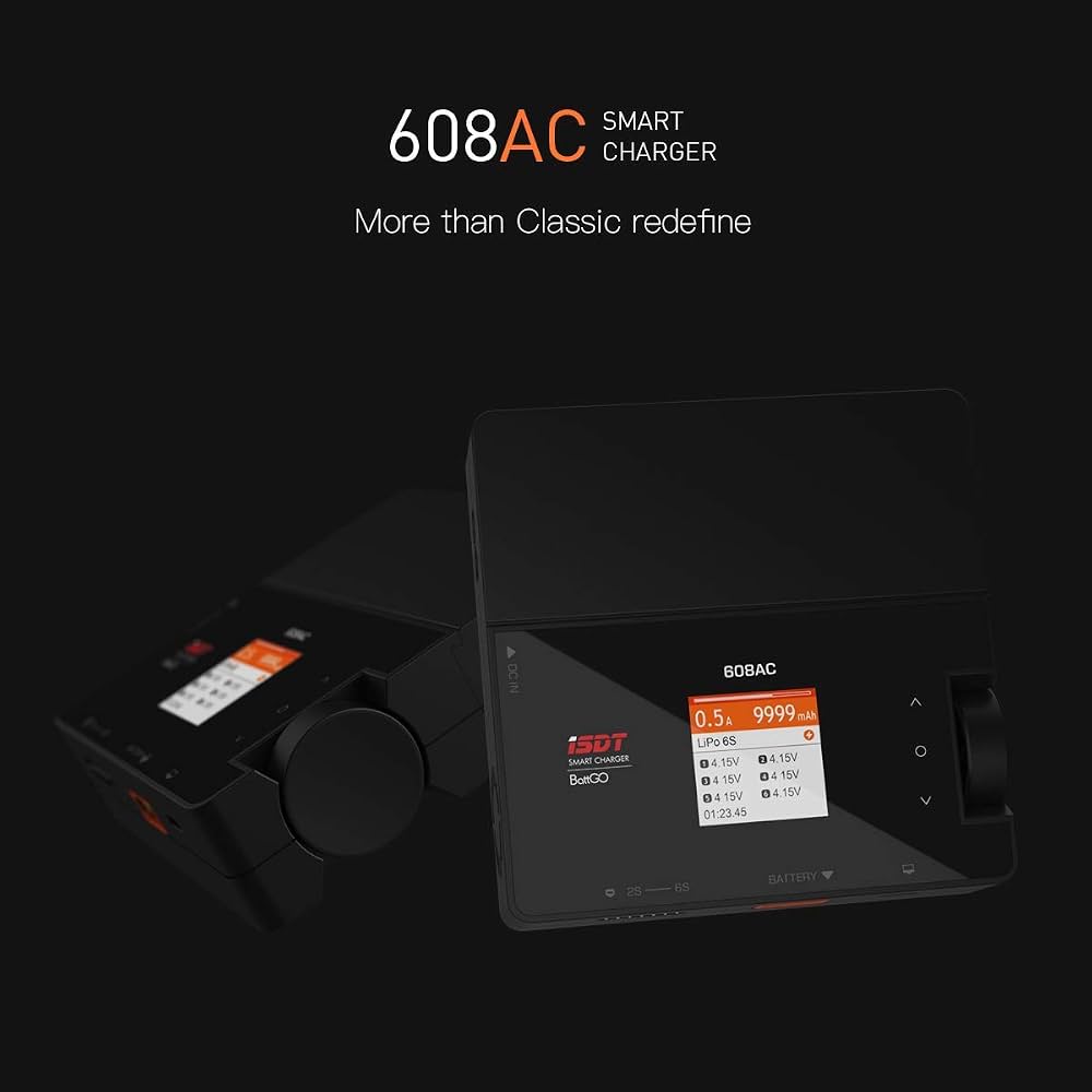 CNHL 608AC Smart Pocket Charger 200W V5 Akıllı Dengeleyici LiPo Şarj Cihazı (Detachable Power Supply)
