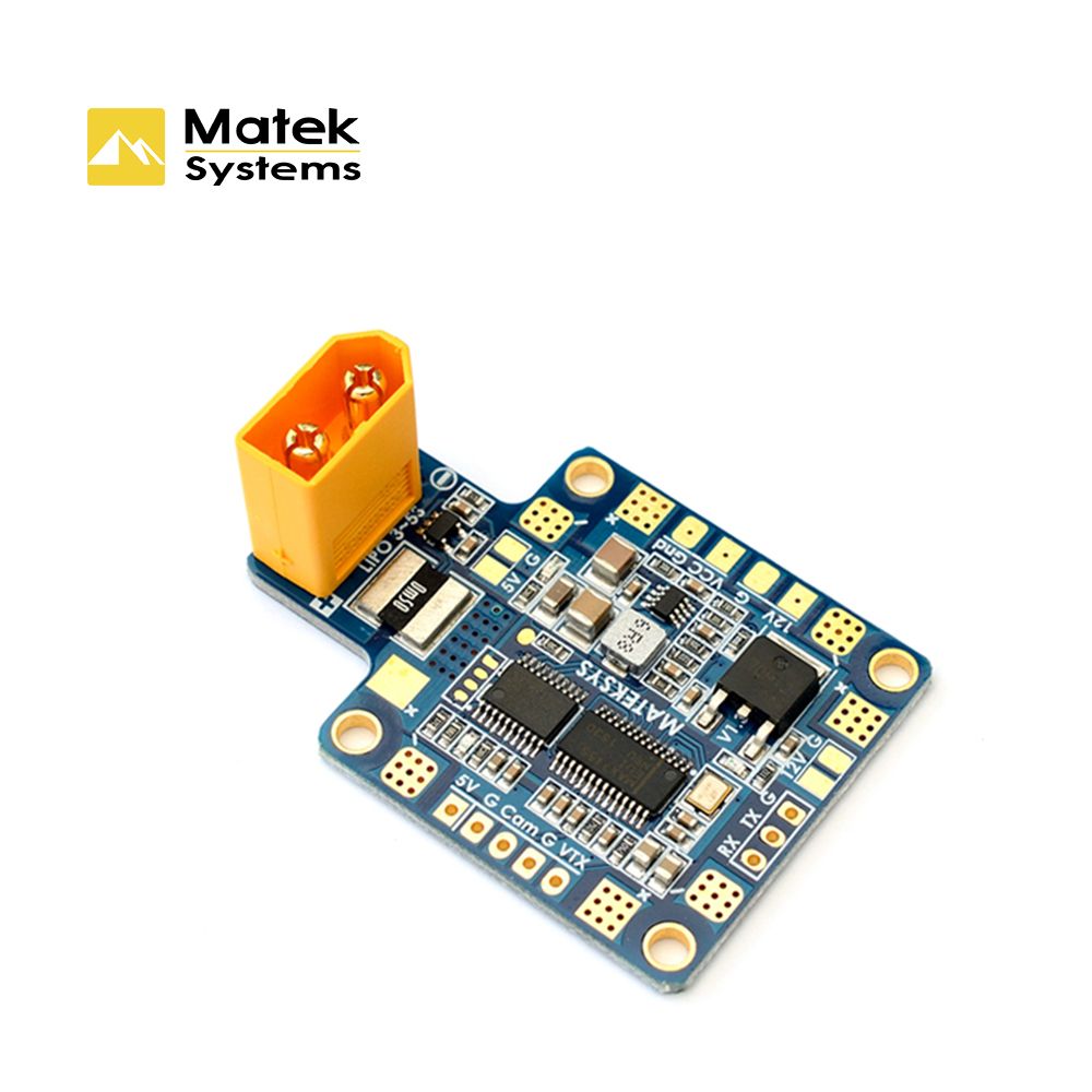 Matek Systems Current Sensor Board 150A V3 Yüksek Hassasiyetli Akım Ölçüm Kartı (Analog/Digital Telemetry)