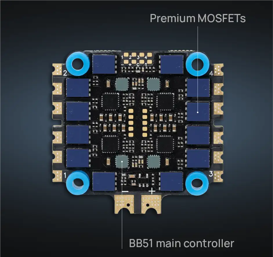 iFlight Reaper 65A V2 4'ü 1 Arada Fırçasız ESC Sürücü (30.5x30.5mm)