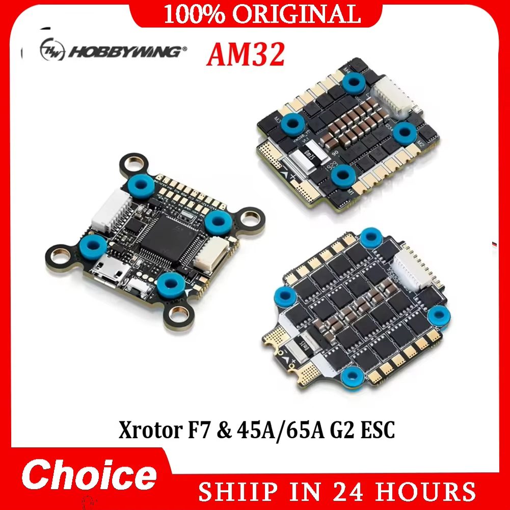 Hobbywing AM32 45A Mini V4 4'ü 1 Arada Fırçasız ESC Sürücü (20x20mm)