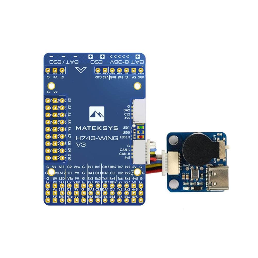 Matek Systems H743-WING V3 (Dual CAN-Bus Hardware Spec)