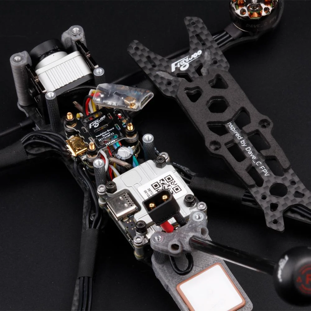 TBS (Team BlackSheep) Explorer LR 4 HD Long Range V2 Karbon Fiber FPV Drone Gövde Çerçeve Kiti (Sub250g Class)