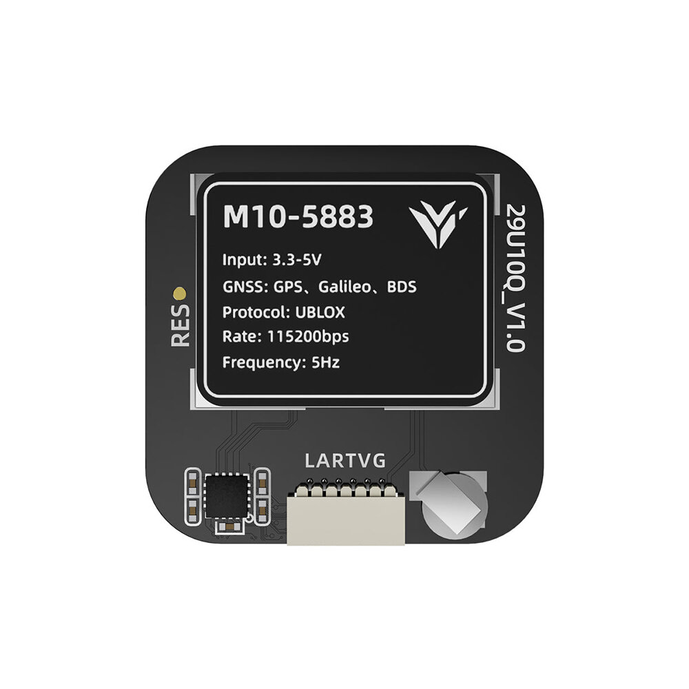 Radiolink M10-5883 High Precision V2 Yüksek Hassasiyetli Drone GPS ve Pusula Modülü (QMC5883L Compass)