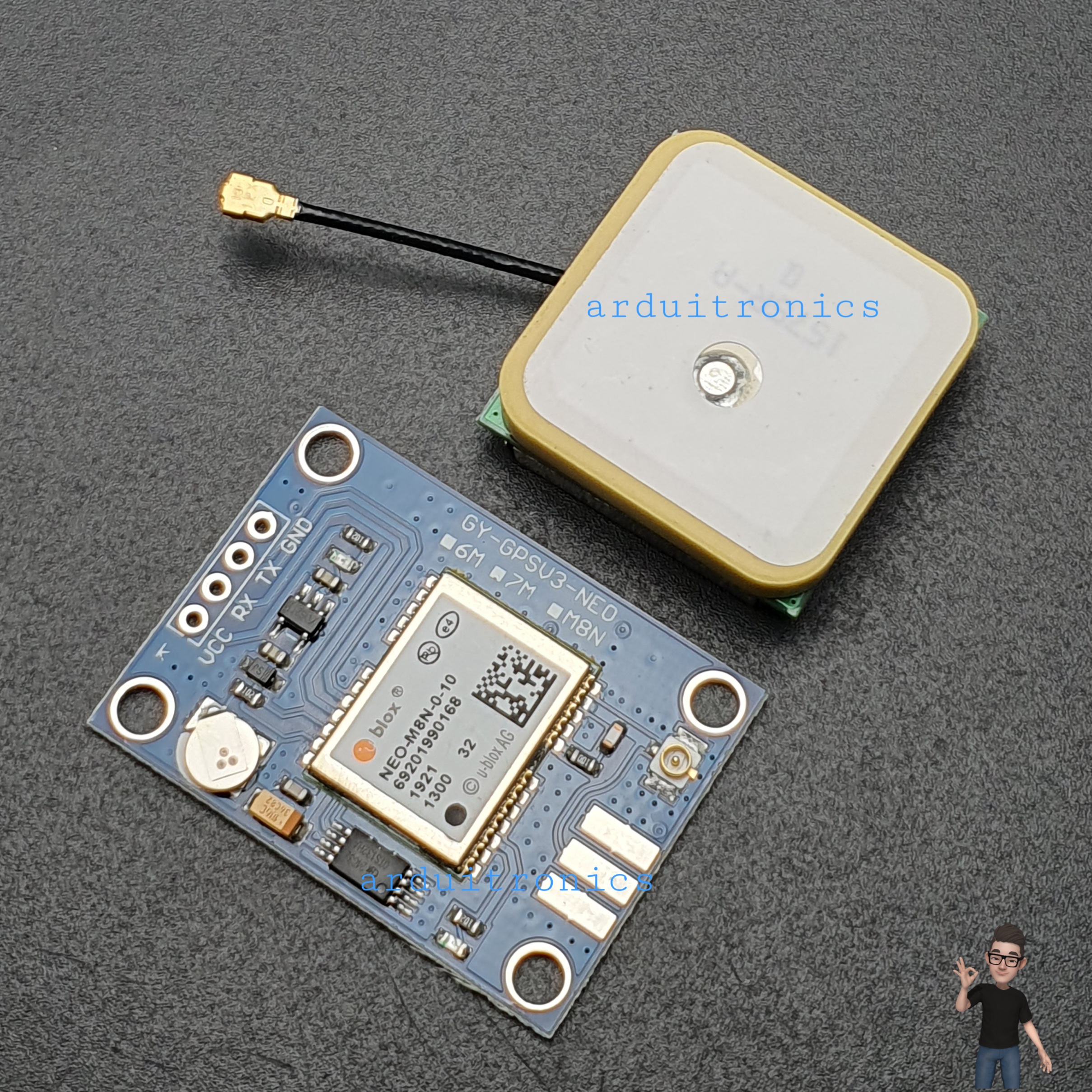 Flywoo Micro M8N  with Active Patch V8 Yüksek Hassasiyetli Drone GPS ve Pusula Modülü (Ceramic Antenna)