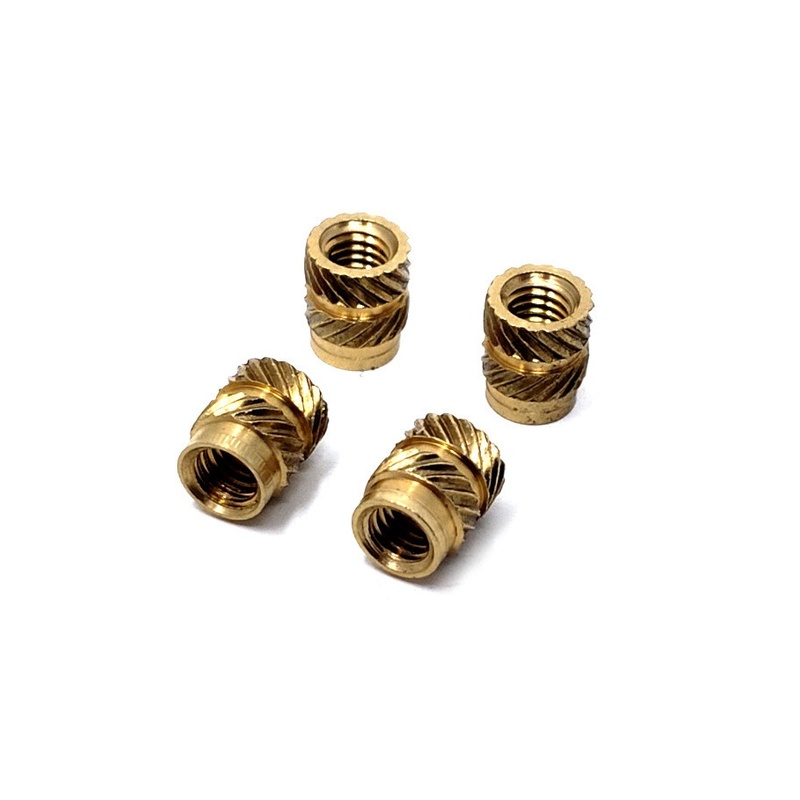 Ktehloy Brass Heat-Set Threaded Inserts (M2.5 x 4.0mm (10'lu Paket))