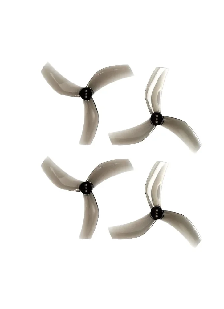 Dalprop Cinewhoop D90S Ducted V4 3 Kanatlı Dayanıklı FPV Drone Pervanesi (Clear Black - 4'lü Set)