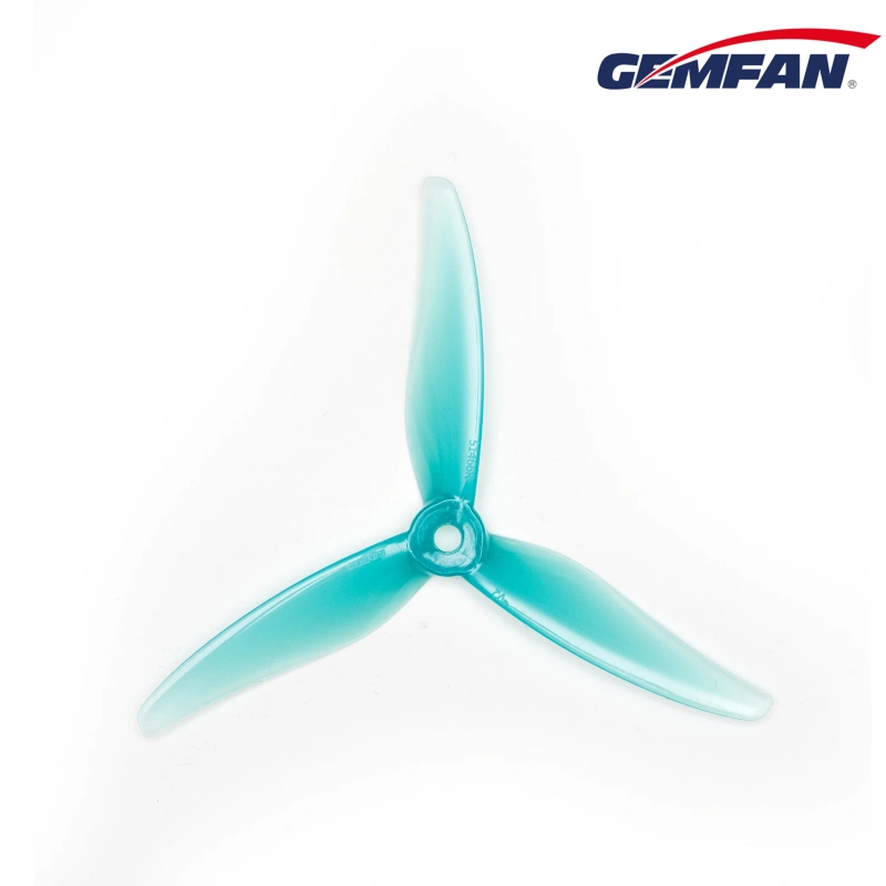 Gemfan Hurricane 51466 V2 V5 3 Kanatlı Dayanıklı FPV Drone Pervanesi (Clear Grey - 4'lü Set)