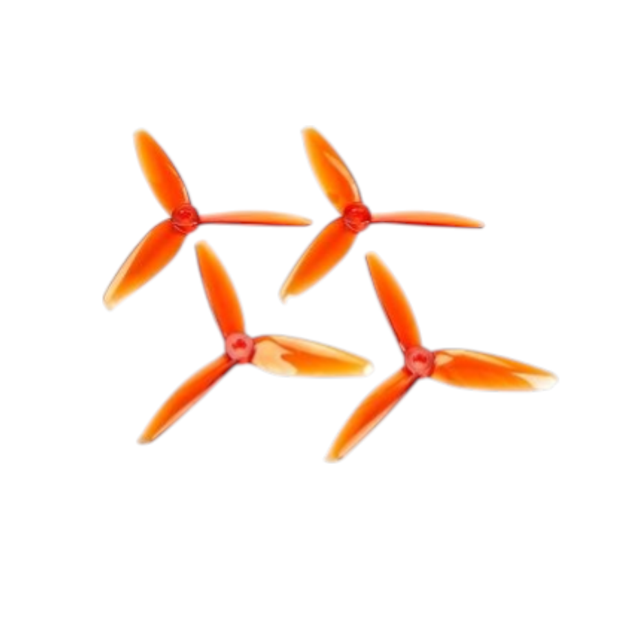 Ethix Flash 5152 V6 3 Kanatlı Dayanıklı FPV Drone Pervanesi (Crystal Blue - 4'lü Set)