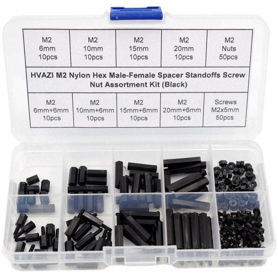 RDQ M2 & M3 Hardware Standoff Kit (300-Piece Assorted Box)