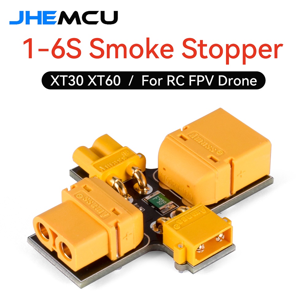 Miniware Smart Smoke Stopper XT60 & XT30 V4 Kısa Devre ve Ters Kutup Koruma Sigortası (Dual Connector)