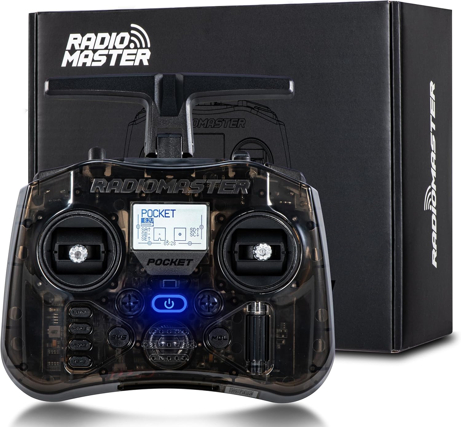 Radiomaster Pocket  Controller V3 FPV Drone Kumandası (Removable Stick Ends)